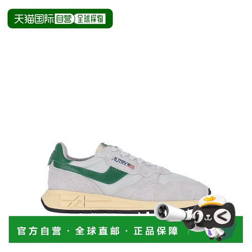 1h可退 AUTRY 女士运动鞋 WWLWUT09 SS2025 灰色 REELWIND 低帮运