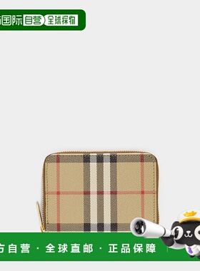 BURBERRY 女士钱包 8094439A9534 AW2025 花色 MINI ZIP AROUND W