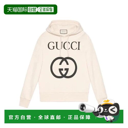 GUCCI 男士卫衣 475374X3Q259524 AW2025 白色