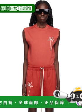 1h可退 潮奢 rick owens 瑞克 欧文斯 女士 红色 Champion 联名 B