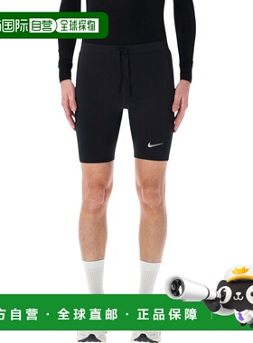 1h可退 潮奢 Nike 耐克 男士 running 黑色连裤袜 FN3371010