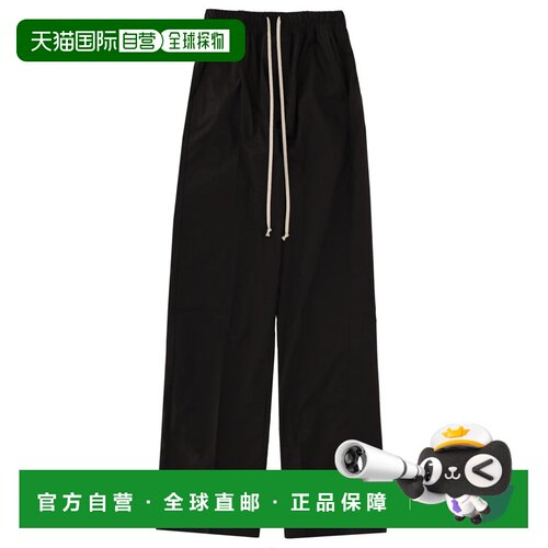 RICK OWENS 女士休闲裤 RP01F6325P09 SS2026 黑色 PANTS 