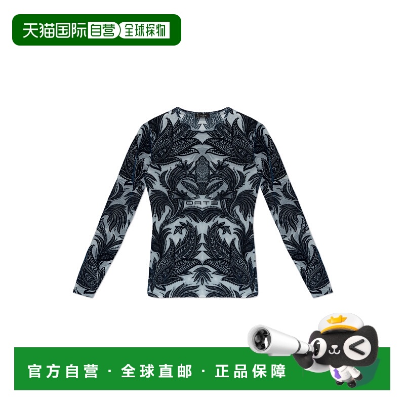 1h可退 ETRO 女士T恤 WRJA0038AK801S9001 SS2025 花色 圆领罩衫