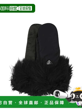 PRADA 女士手套 1GG1092DEVF0002-0 CO 黑色 Prada Gloves