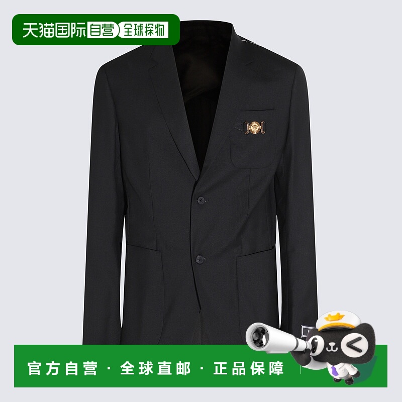 1h可退 VERSACE 男士外套 10106021A074541B000 CO 黑色范思哲