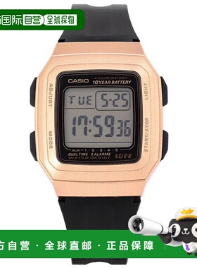 Casio卡西欧经典复古小方表男手表女F-201WAM-9AVDF