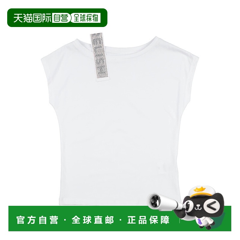 1h可退 潮奢 Relish 女童 T恤童装 white白色 舒适时尚