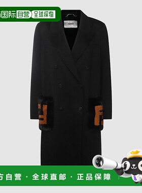 FENDI 女士大衣 FF8948W1DF0GME AW2025 黑色 Fendi Coats