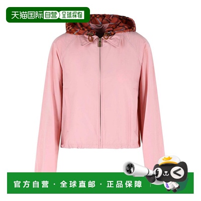 BURBERRY 女士夹克 8118253 SS2026 卡其色 Begonia Pink  Croppe