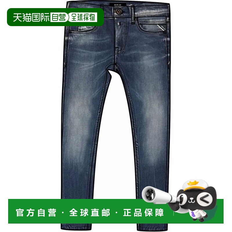 1h可退 潮奢 Replay 男童 Junior Wallys 修身牛仔裤童装