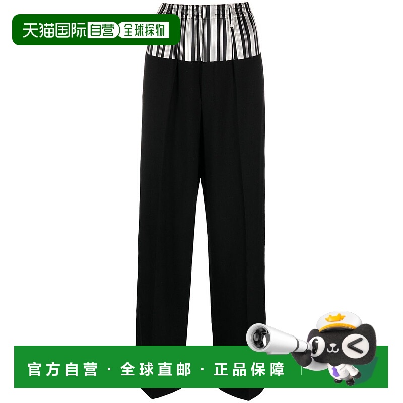 1h可退 FENDI 女士休闲裤 FR6535AWZBF0GME SS2024 黑色