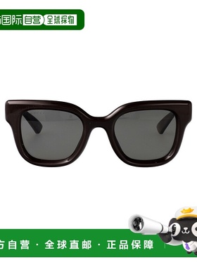 GUCCI 女士眼镜 GG1828S004 SS2025 灰色 几何框太阳镜古驰