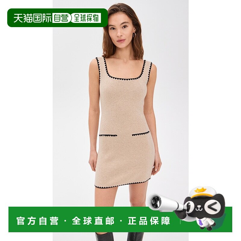 1h可退 潮奢 REFORMATION 女士 Isabelle 羊毛刺绣针织连衣裙 REF