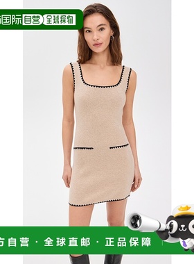 1h可退 潮奢 REFORMATION 女士 Isabelle 羊毛刺绣针织连衣裙 REF