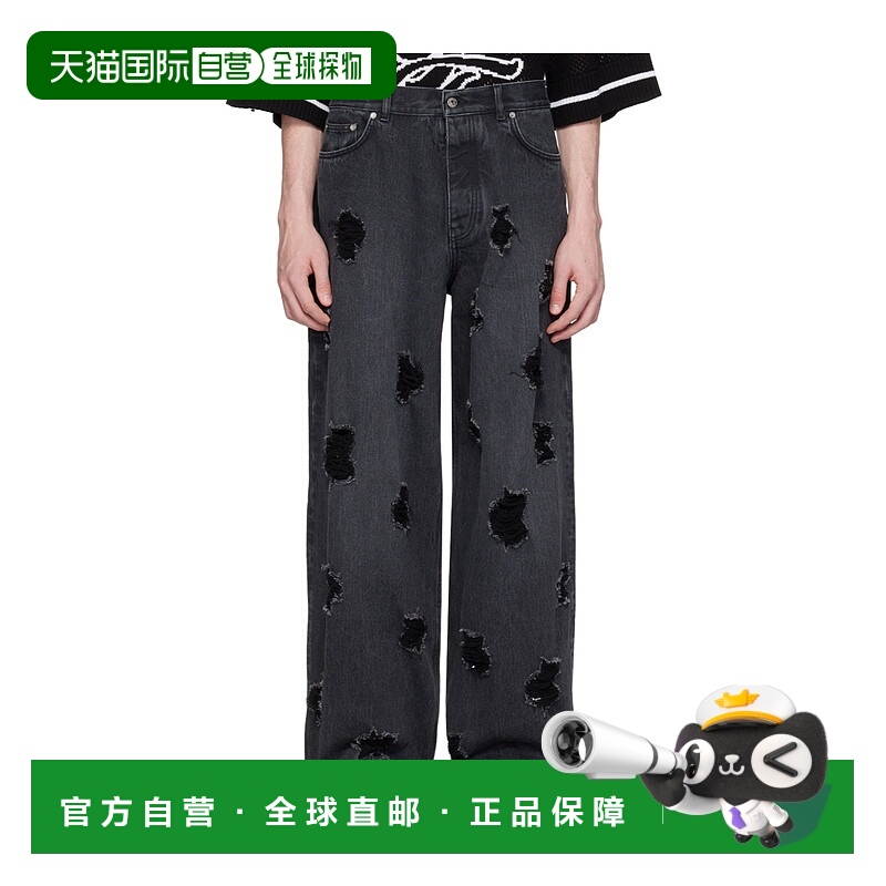 1h可退 OFF-WHITE 男士牛仔裤 OMYA186S24DEN0021300 SS2024