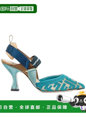 FENDI 女士凉鞋 8J8875AWCXF1V8V SS2026 绿色 SCARPE CON TACCO