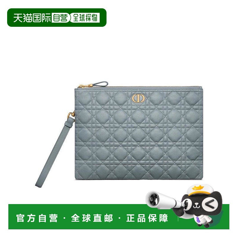 1h可退 DIOR 女士单肩包 S5086UWHCM81B SS2022 灰色 DIOR CARO大