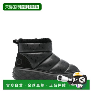CHOO 黑色 女士高跟鞋 AW2024 圆头短筒靴 XANQJJBLACK JIMMY