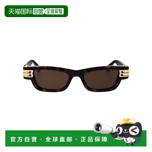 BOTTEGA VENETA 女士眼镜 BV1308S002 AW2025 黑色太阳镜户外