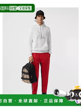 BURBERRY 男士针织毛衣 80243681 SS2021 白色 丘比特印花连帽卫