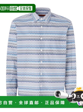 MISSONI 男士衬衫 US25SJ0HBW00W0S01FS SS2025 白色