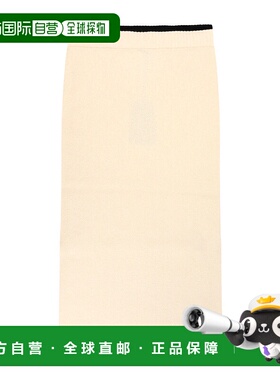 PINKO 女士半身裙 105489A2Q9Z13 AW2025 米白色 松紧腰半身裙