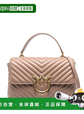 PINKO 女士单肩包 100043A0GKD01Q AW2025 浅棕色 'Love ladu puf