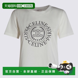 女士T恤 短袖 RX0AR507Z01MA 白色 T恤 AW2025 CELINE