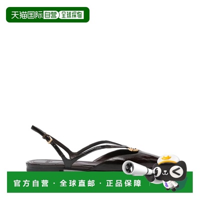 FENDI 女士高跟鞋 8J8783AOSHF0BBK AW2025 棕色 Fendi FFold 平