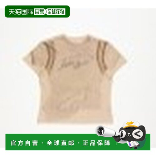 ACNE STUDIOS 女士T恤 AL0520AE0 SS2026 米白色 短袖T恤