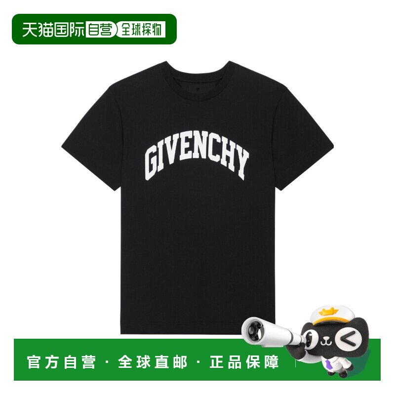 GIVENCHY 男士T恤 BM716R3YAA001 SS2024 黑色 男装短袖圆领T恤图片