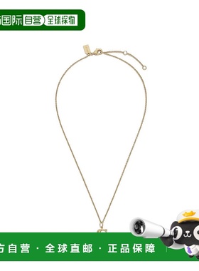1h可退 COACH 女士项链 37335949GLD710 CO 金色 Brass Necklace