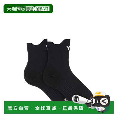 1h可退 Y-3 男士袜子 IK7231BLACK CO 黑色 SOCKS WITH LOGO