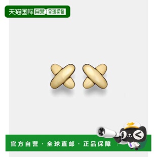 and stone strand 女士 金色14kt金耳环耳钉 1h可退 Kisses 潮奢