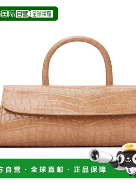 潮奢 BY FAR 女士 驼色迷你 Longa 手提包 MWBTH034CL005BR01