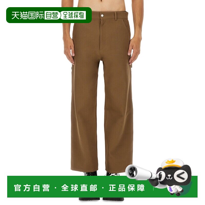 MOSCHINO 男士休闲裤 030252151145 AW2025 棕色 TRICOT PANTS图片