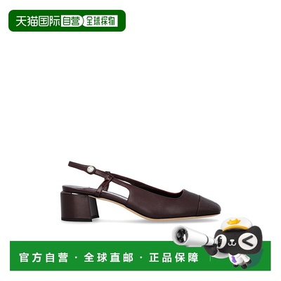 JIMMY CHOO 女士芭蕾乐福鞋 ELISASB45PTZDEEPMERLOTDEEPMERLOT