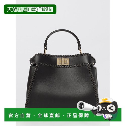 FENDI 女士手提包 8BN244AYD3F12G2 AW2025 黑色 Peekaboo mini v