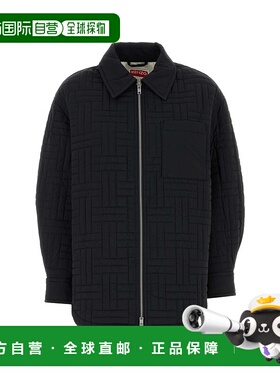 KENZO 女士衬衫 FF62BL2399NN99 AW2025 黑色 Quilted jacket wit