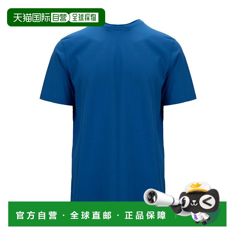 HERNO 男士T恤 JG000166U520059012 SS2023 宝蓝色短袖图片