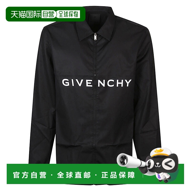 1h可退 GIVENCHY 男士衬衫 BM60TL1YC8001 SS2023 黑色