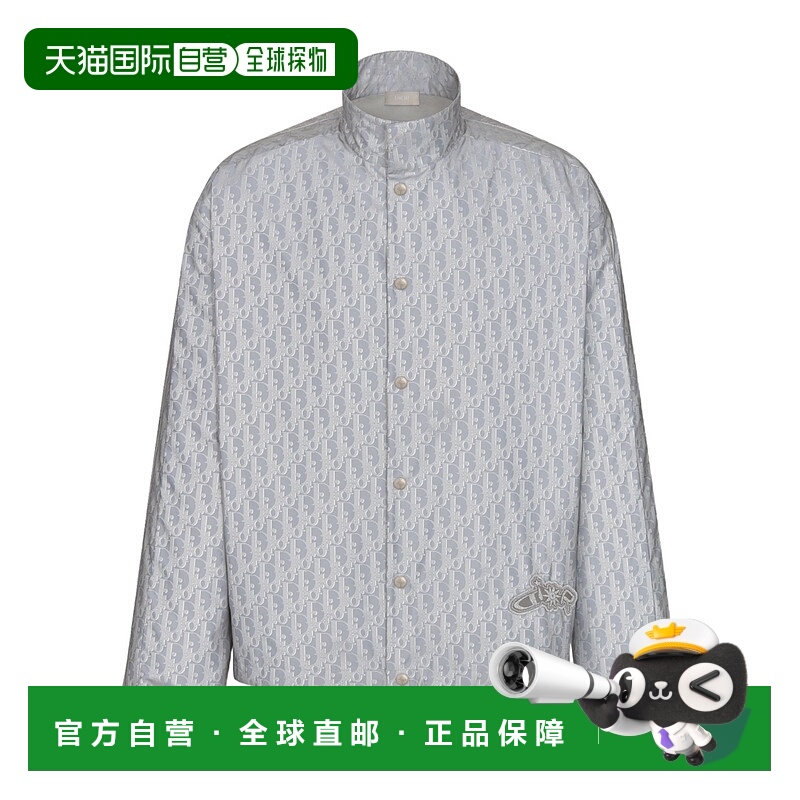 1h可退 DIOR 男士夹克 593C530B6524C880 AW2025 灰色 长袖休闲夹