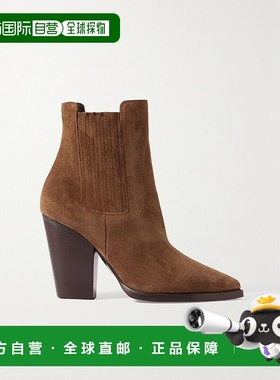 1h可退 潮奢 Saint Laurent 圣罗兰 女士 THEO 拼接高跟靴子 6339