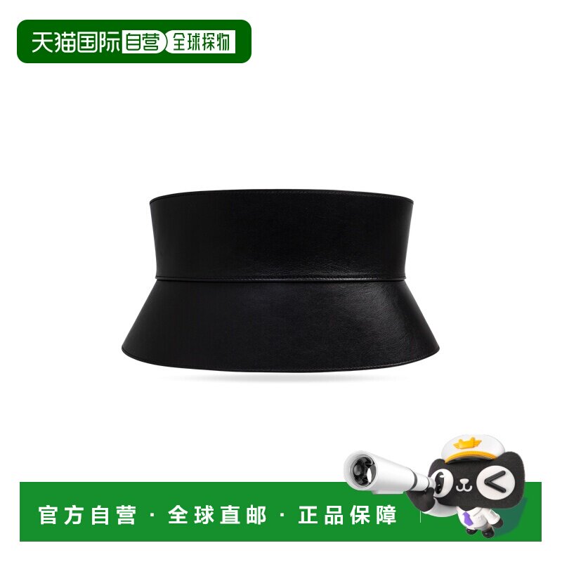 1h可退 GIVENCHY 女士腰带 BWZ05Y61WS001 AW2025 黑色 皮革束身