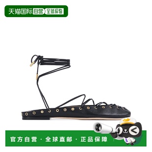 CHLOÉ 女士凉鞋 C25U10BRI001 CO 黑色 Ghillies芭蕾舞鞋