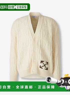 OFF-WHITE 男士针织衫 MHB02LF5K0010B58270CREAMBE开衫