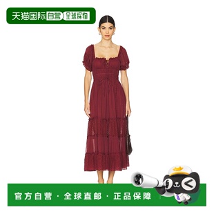 1h可退 潮奢 Free People 自由人 女士 Falling Sun 中长连衣裙 O