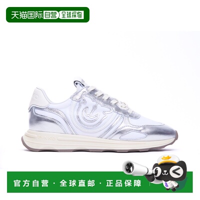 PINKO 女士运动鞋 SS0087P085ZZF SS2025 白色 系带运动鞋老爹鞋