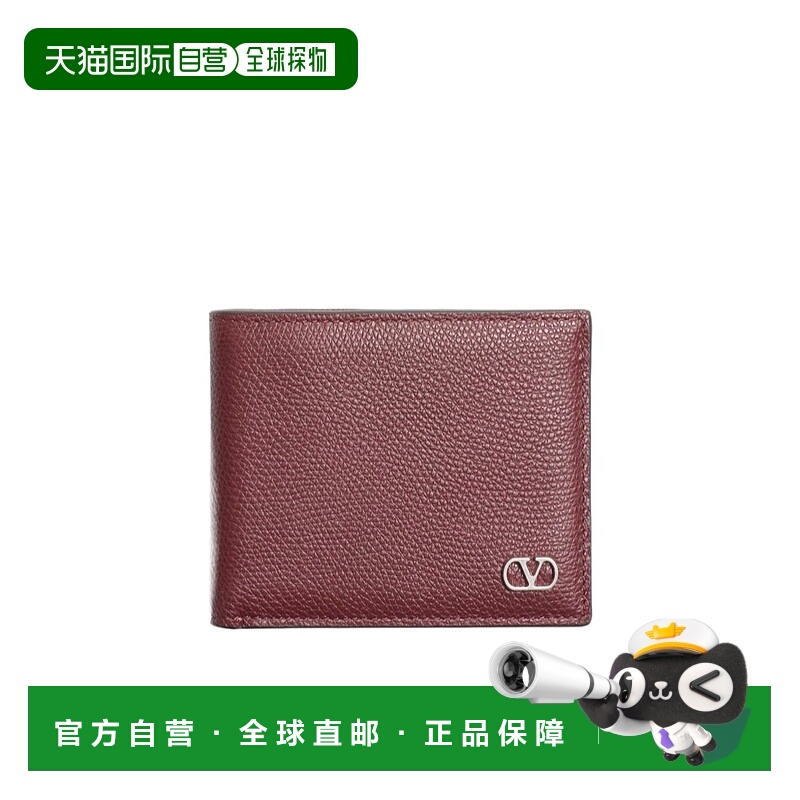 1h可退 VALENTINO 男士钱包 YP0AP3UAGAFD CO 红色 VLOGO 标志性