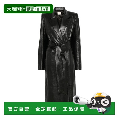 KHAITE 女士外套 7113887200 AW2024 黑色 Lolo Coat